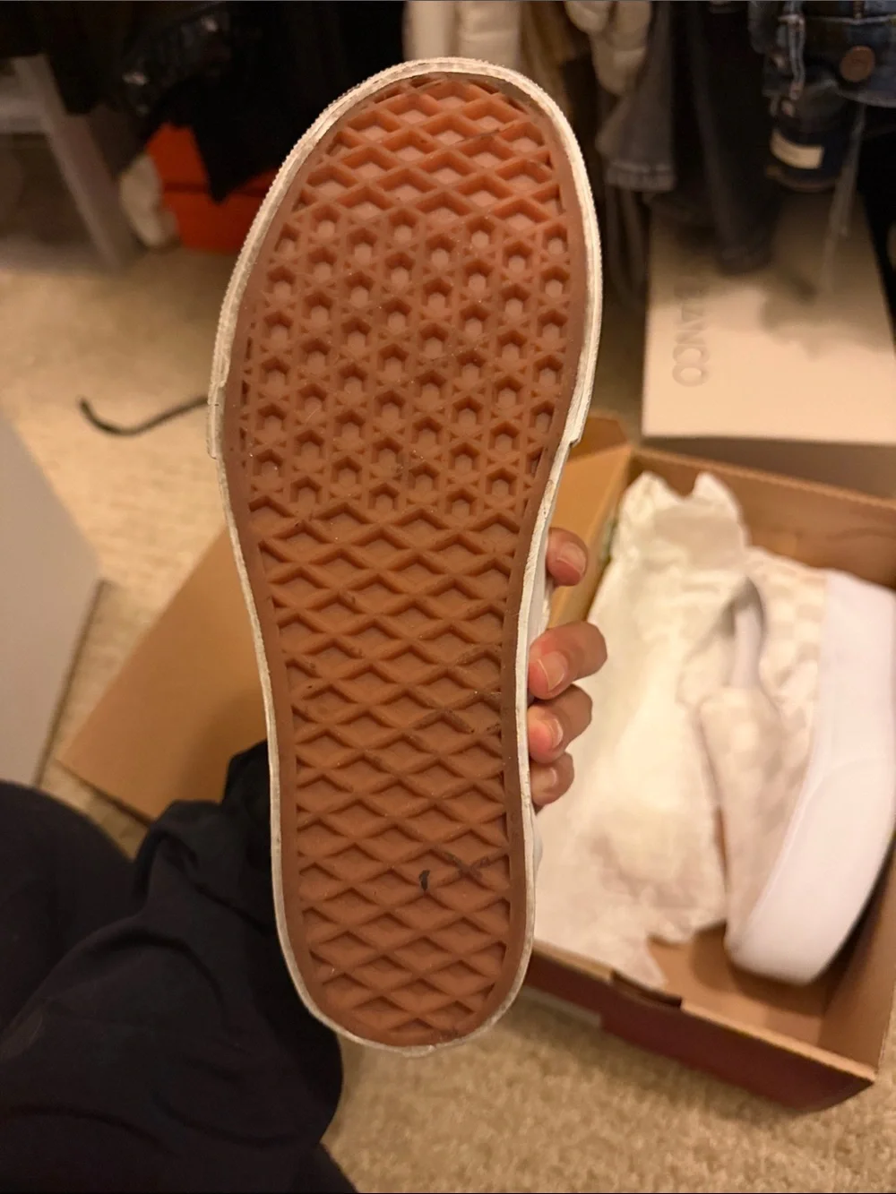 Vans size icon checkerboard